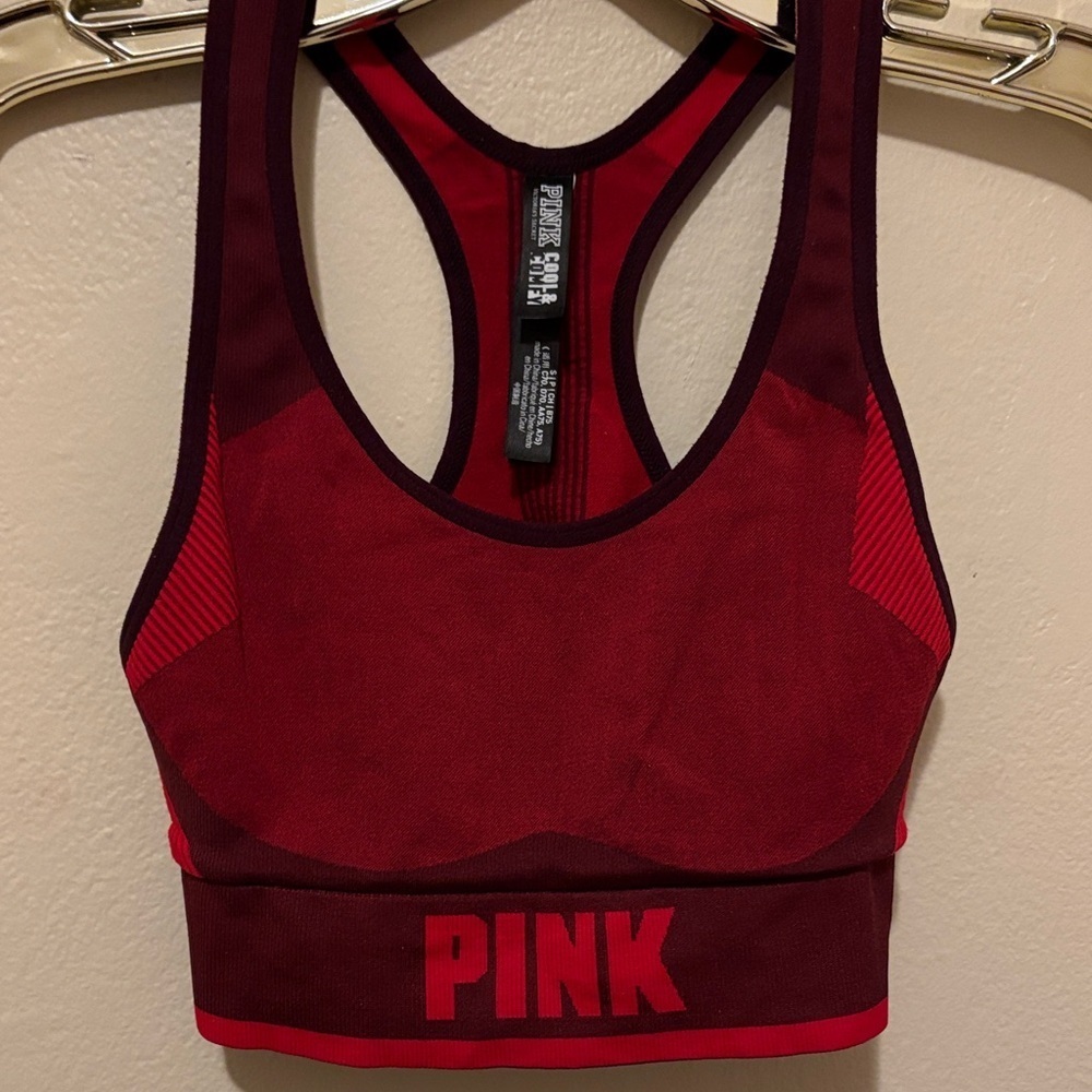 Victoria's Secret PINK Red Sports Bra